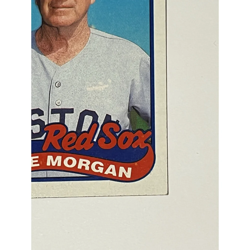 Joe Morgan 1989 Topps Boston Red Sox Team Checklist 714 - Picture 5 of 6